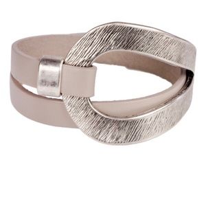 SAACHI Taupe Wrap Bracelet